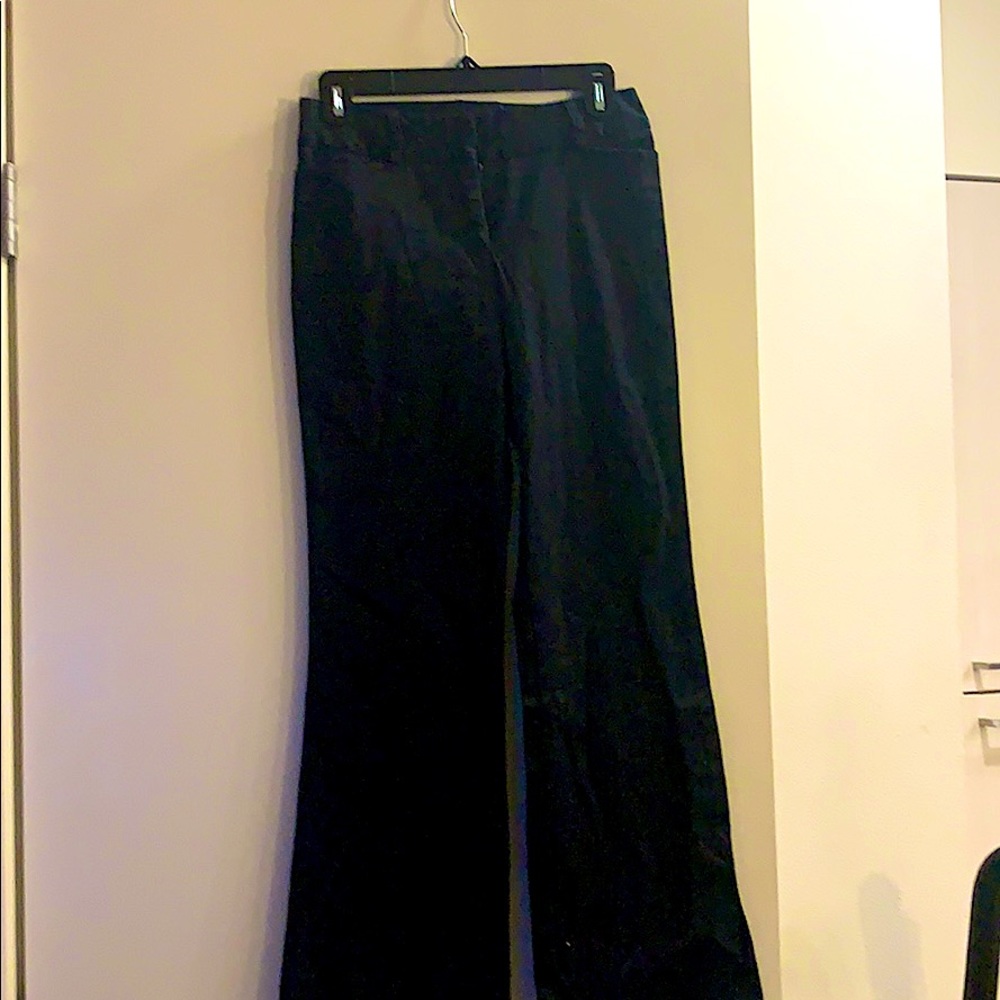 Black size 0 Matty M straight leg trousers